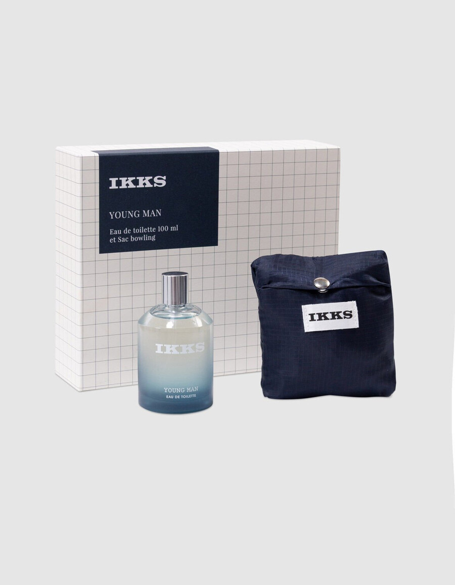 set de regalo young man de 100 ml y bolsa de bolos