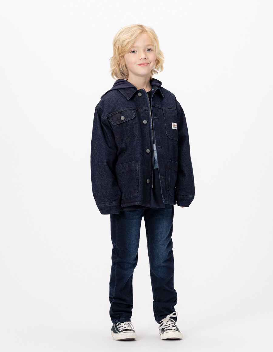 chaqueta vaquera estilo trabajador para niño