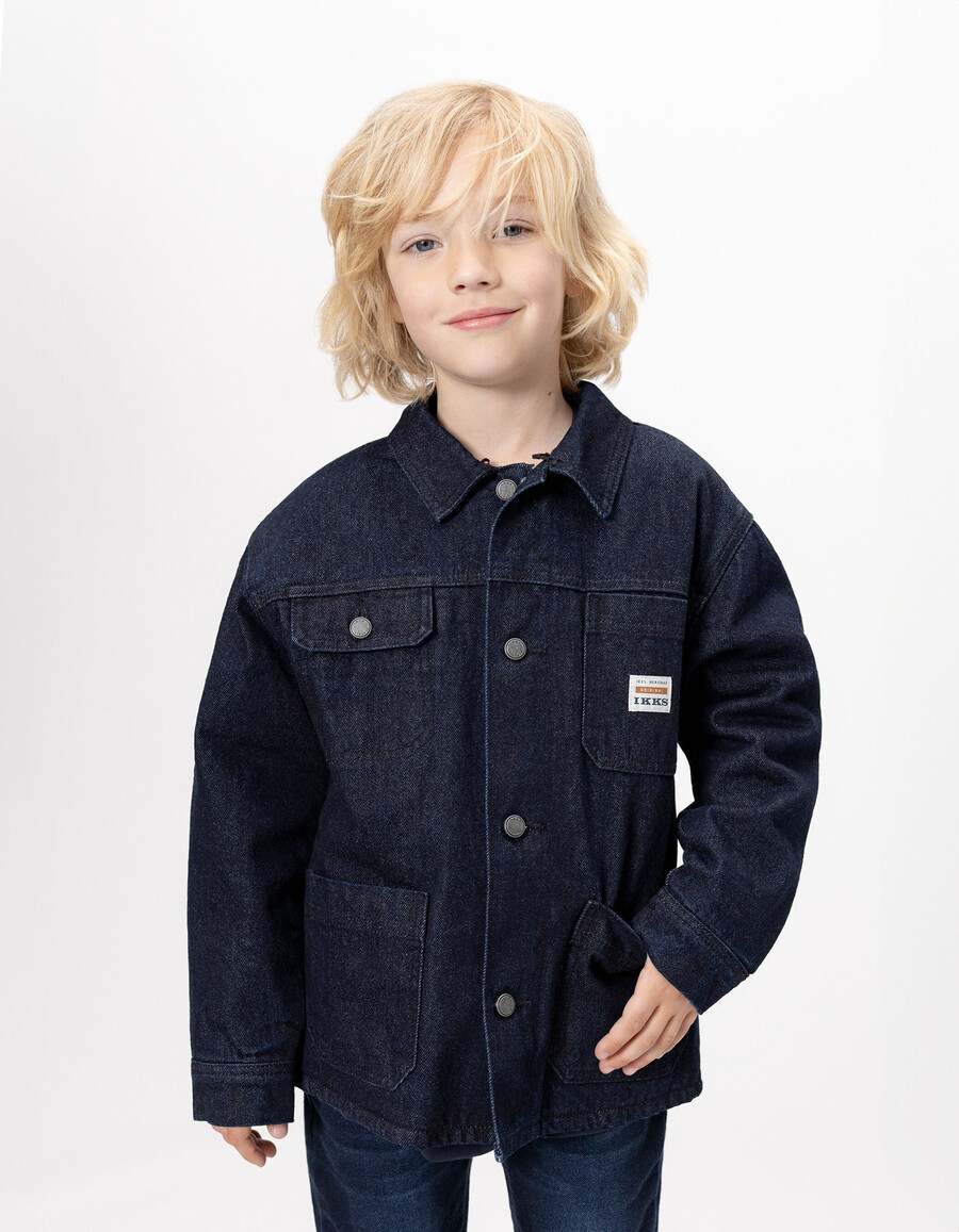 chaqueta vaquera estilo trabajador para niño