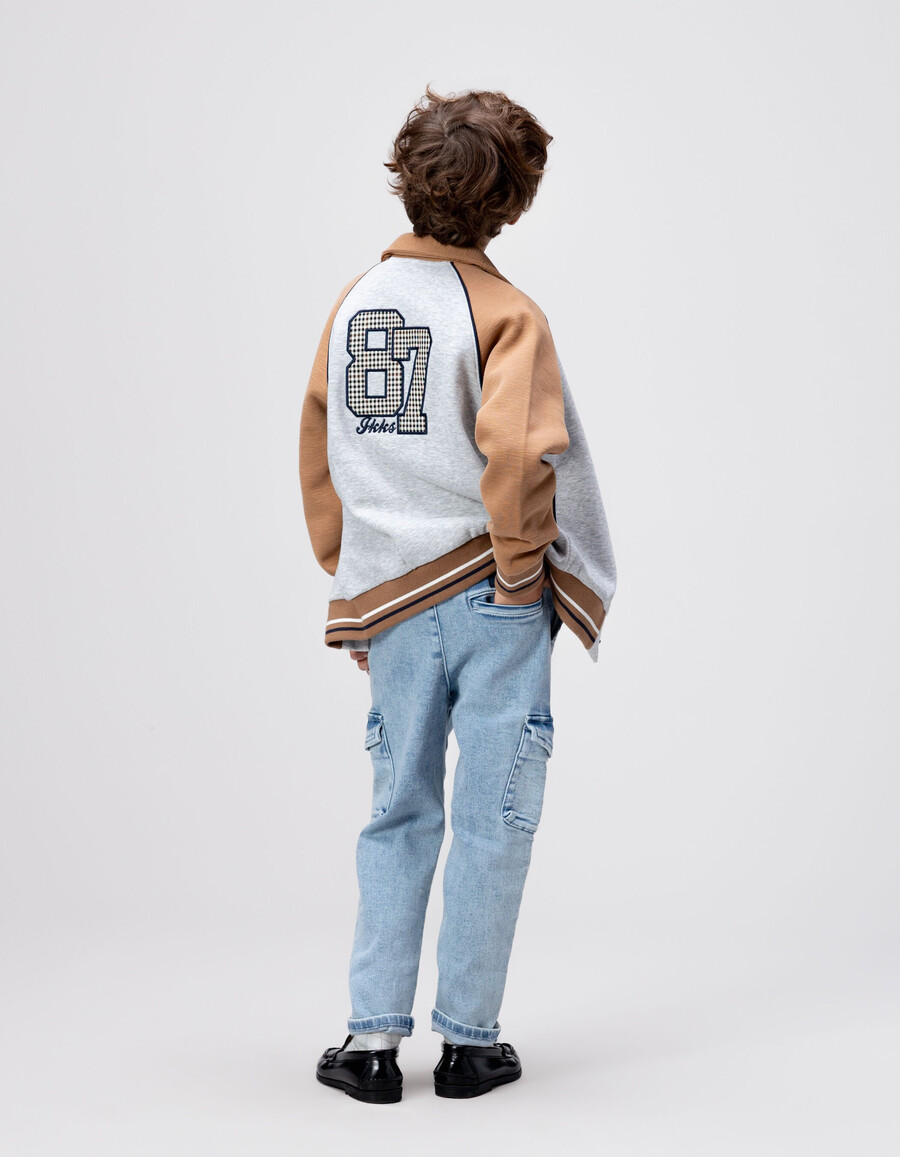 vaqueros jogger battle blue para niño