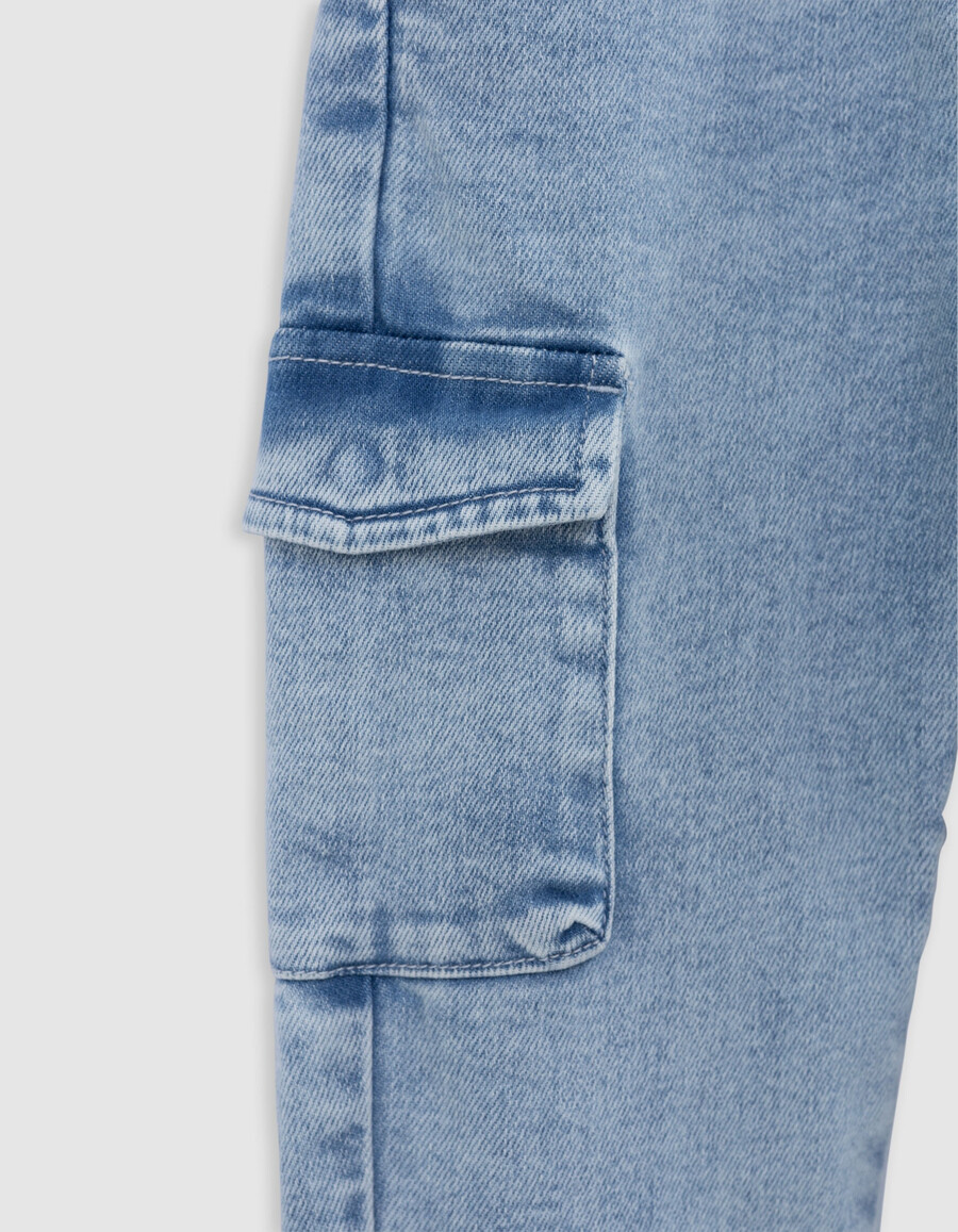 vaqueros jogger battle blue para niño