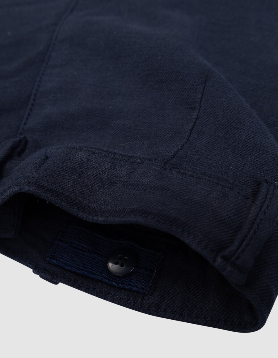pantalones rectos estilo cargo azul marino para niño