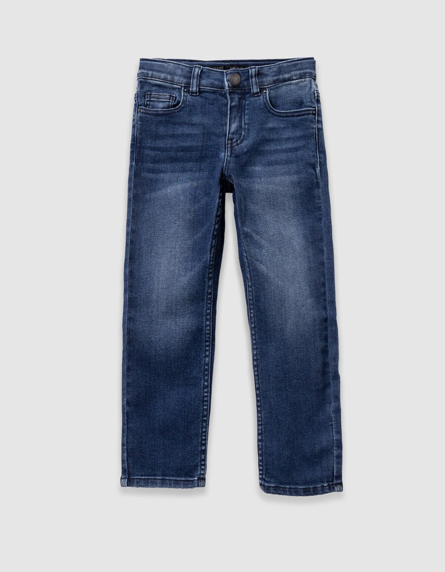 vaqueros rectos azul marino para niño