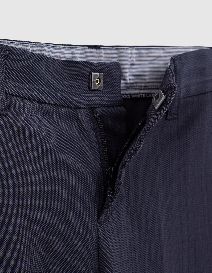pantalones de punto azul marino para niño
