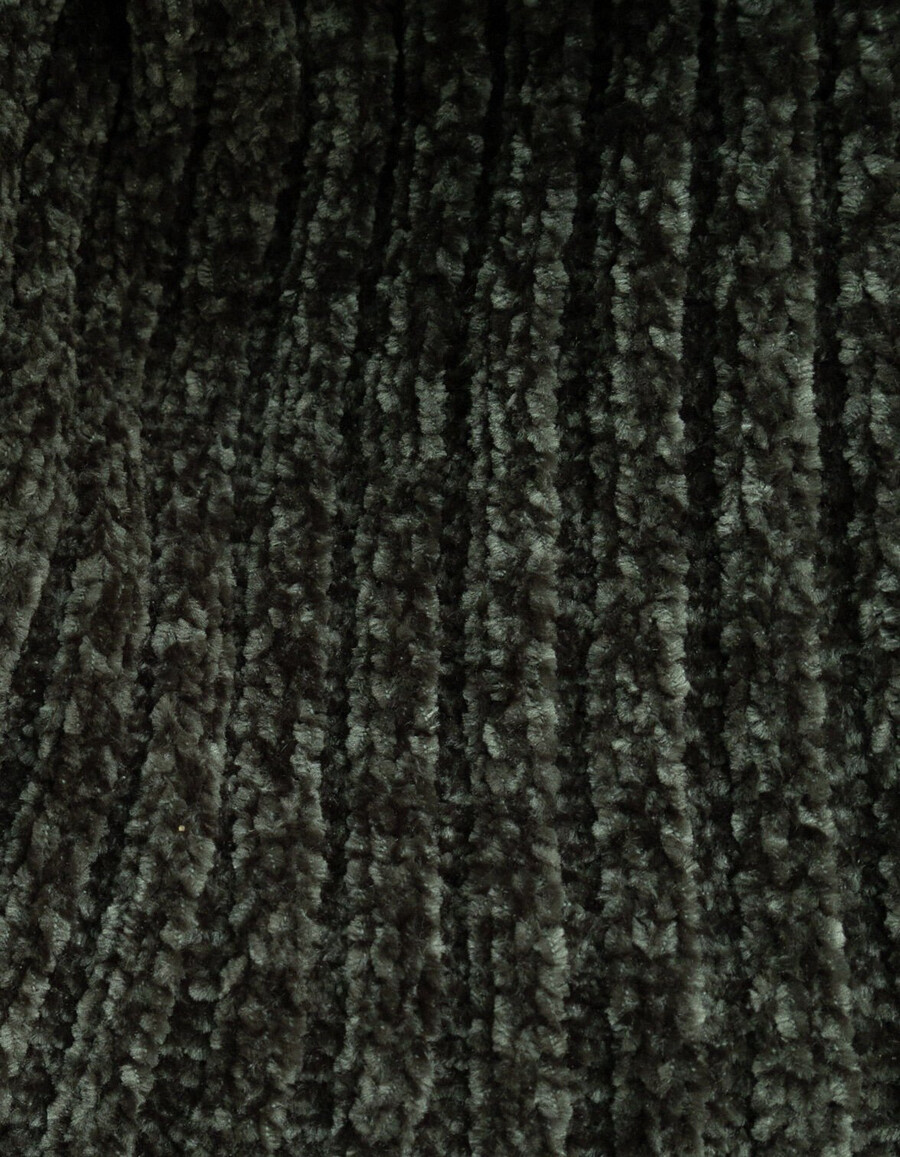 sudadera con capucha de punto de chenilla color caqui para niña