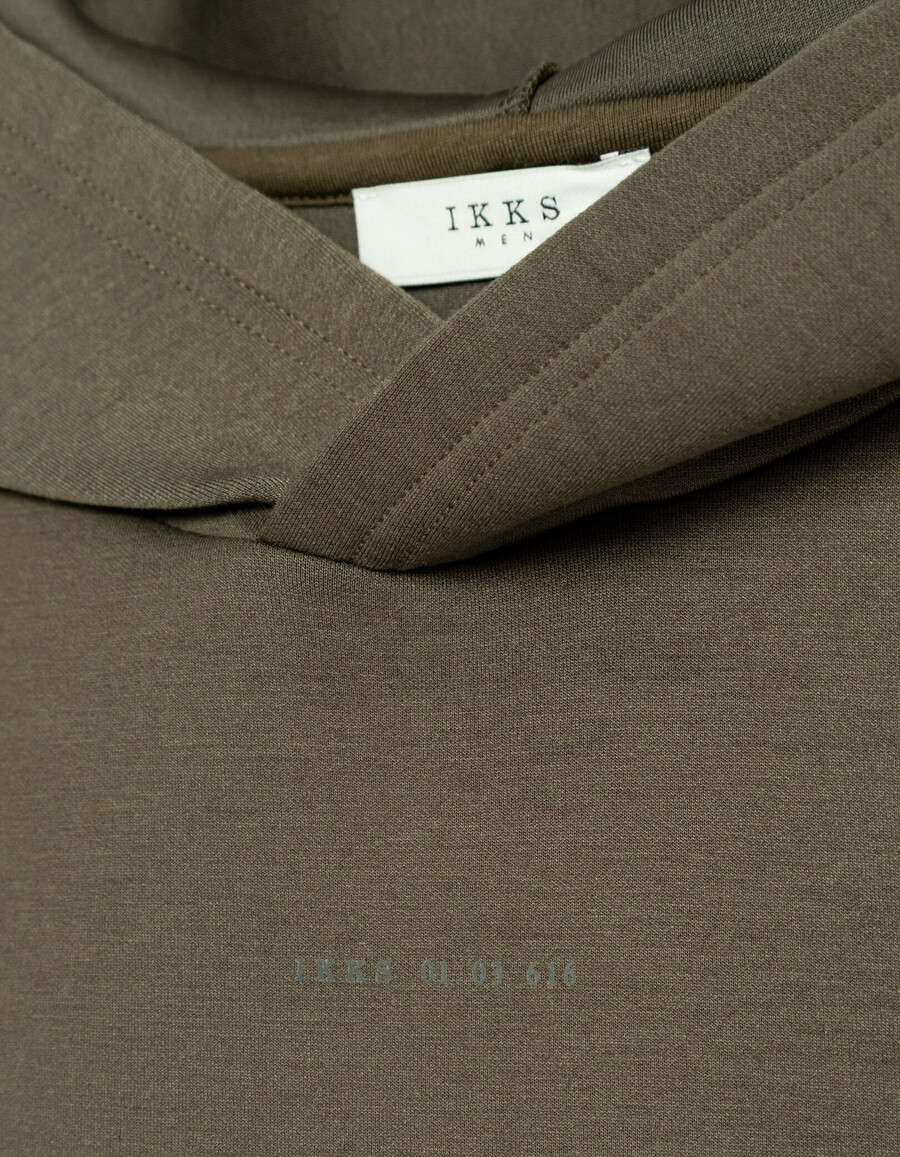 sudadera con capucha beige de fácil cuidado para hombre