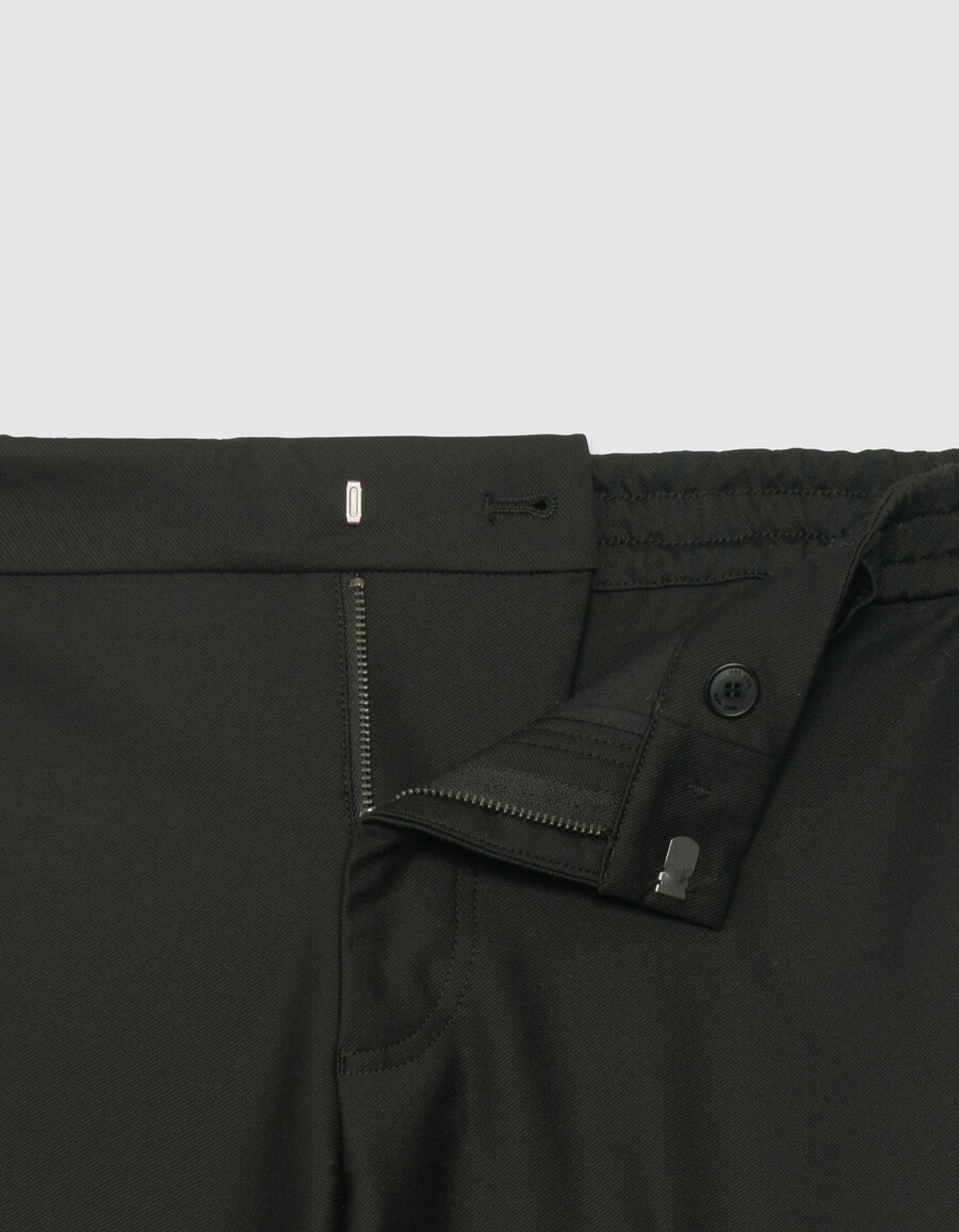 pantalones de traje de ultra movilidad negros para hombre
