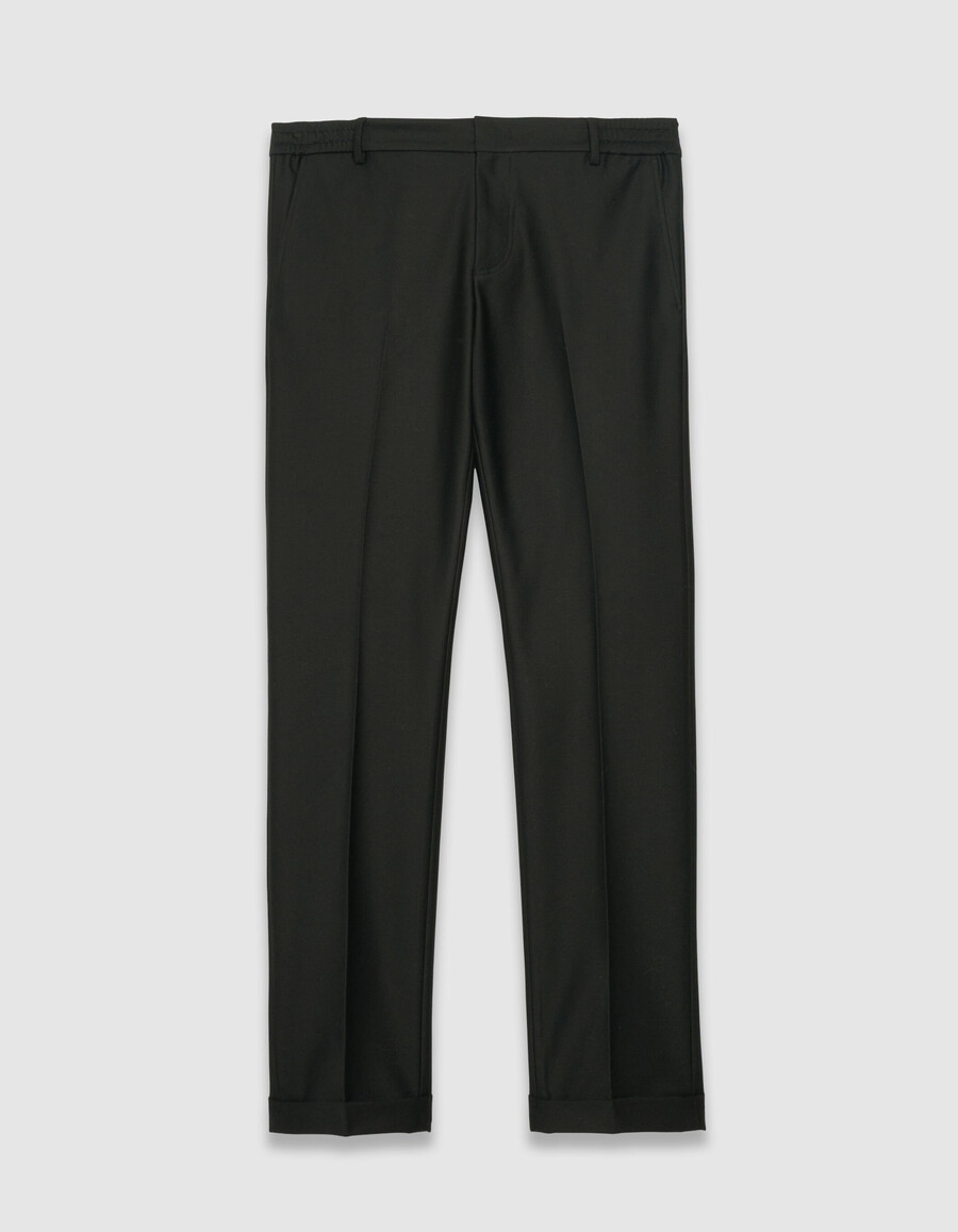 pantalones de traje de ultra movilidad negros para hombre