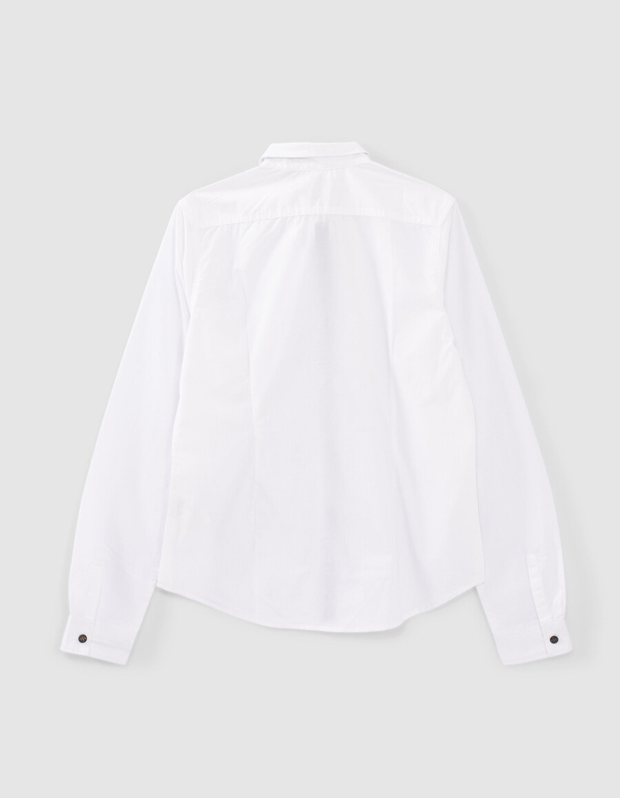 camisa blanca para niño