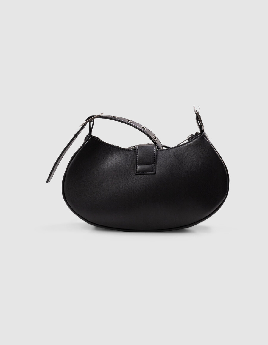 bolso negro con tachuelas para niña