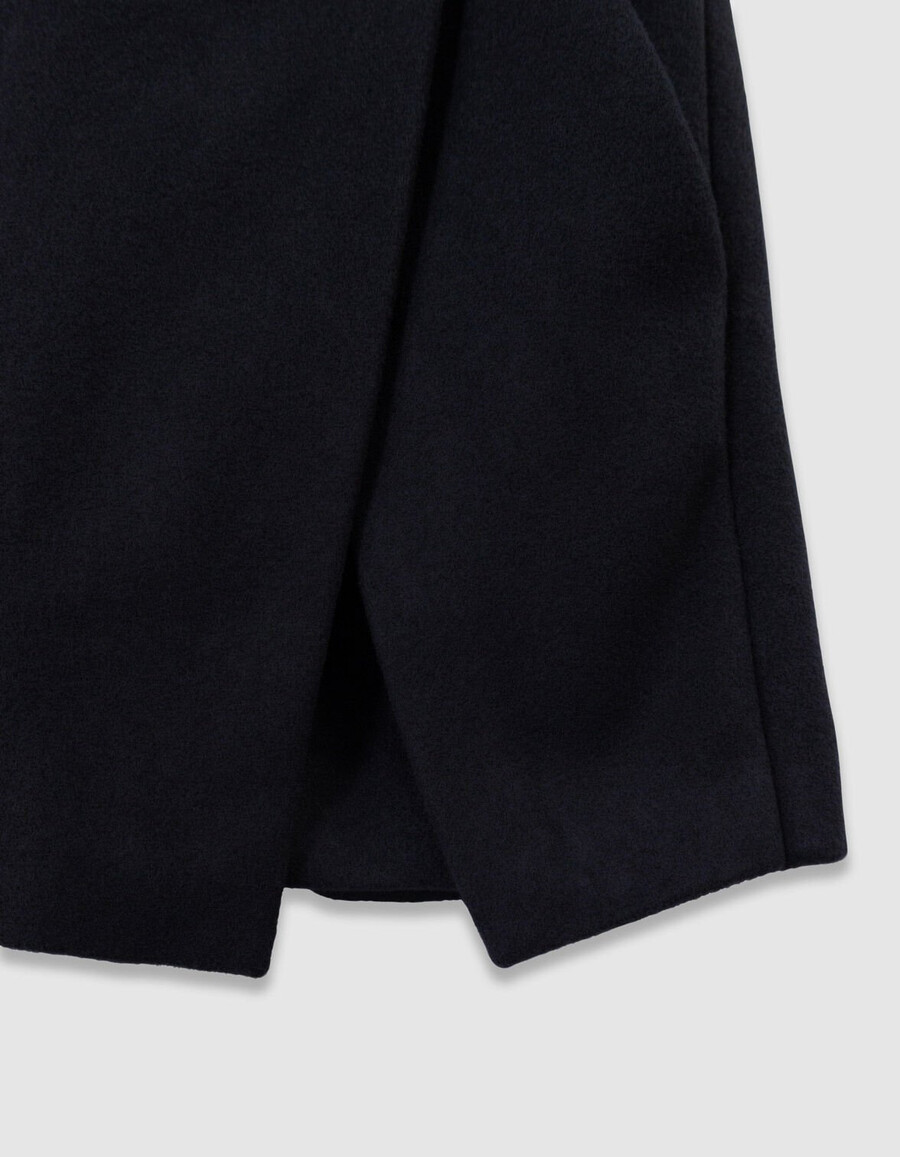 falda pantalón de lana negra para niñas