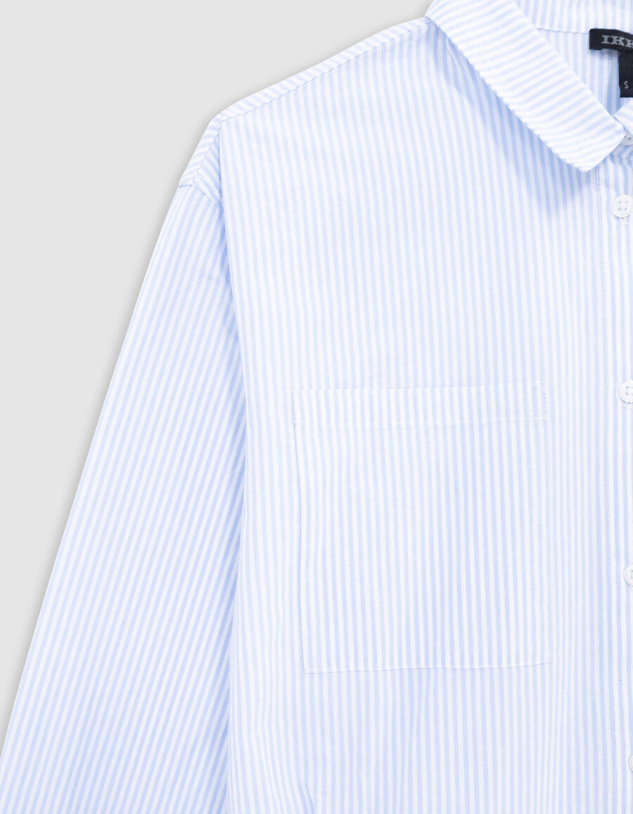 camisa de rayas azules chaqueta spirit niña