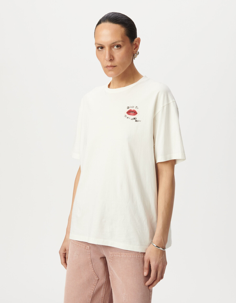 camiseta visual blanca