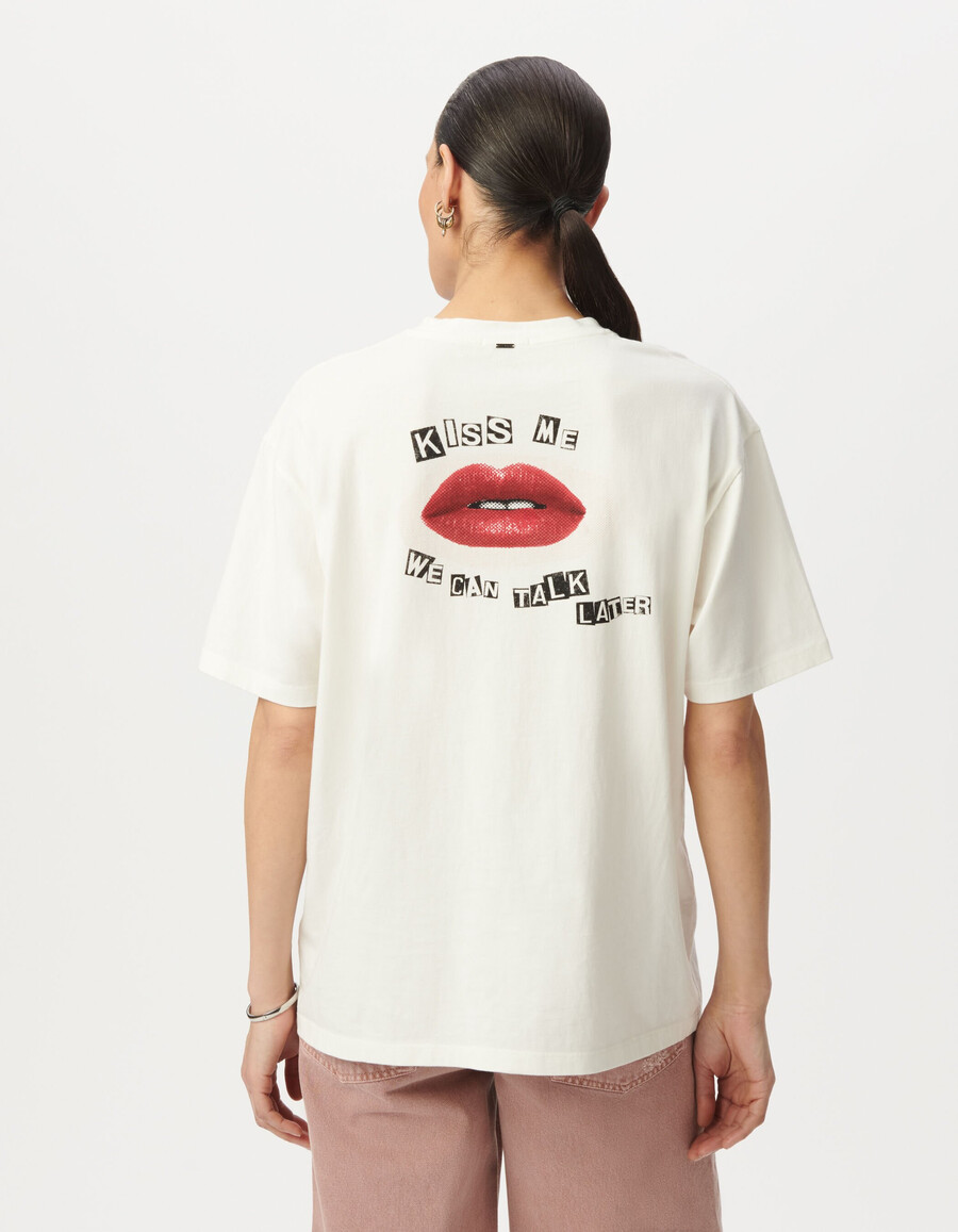 camiseta visual blanca