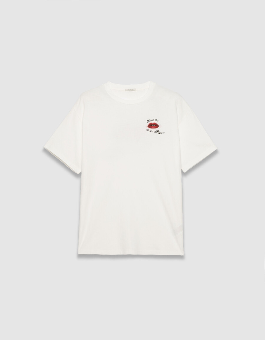 camiseta visual blanca