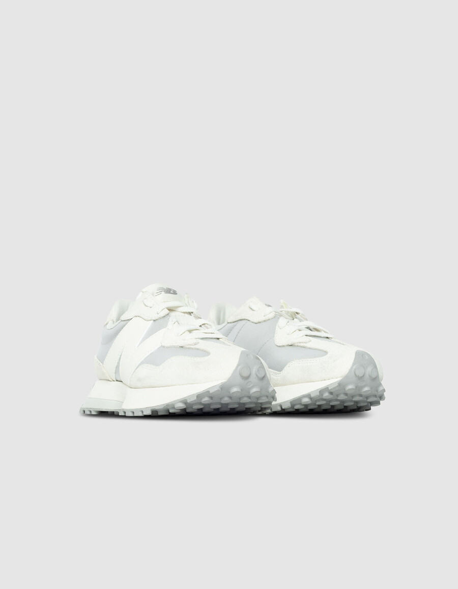 zapatillas new balance 327 plateadas para mujer