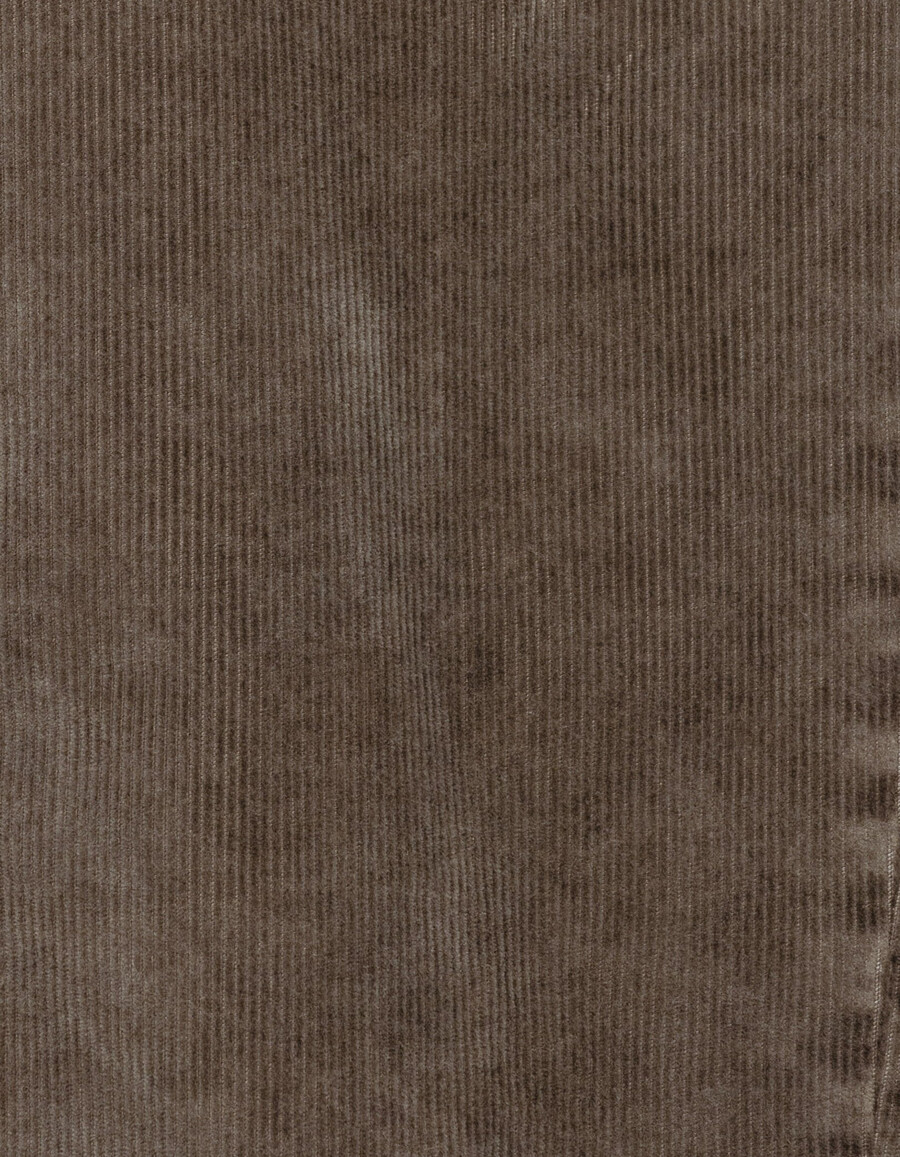 pantalones ajustados de pana beige para hombre
