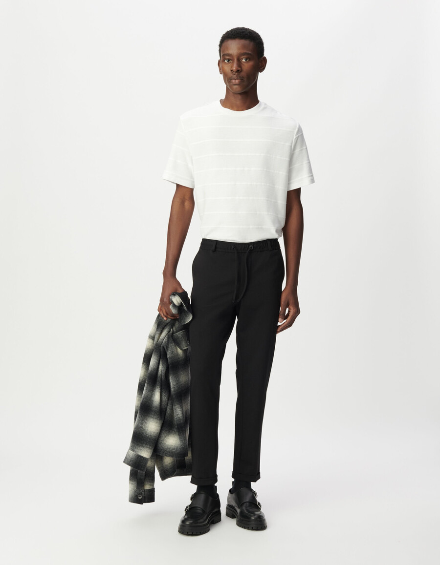 pantalones deportivos negros para hombre