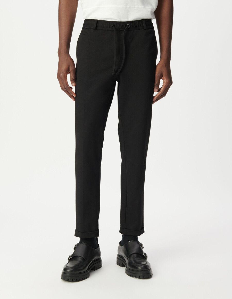pantalones deportivos negros para hombre