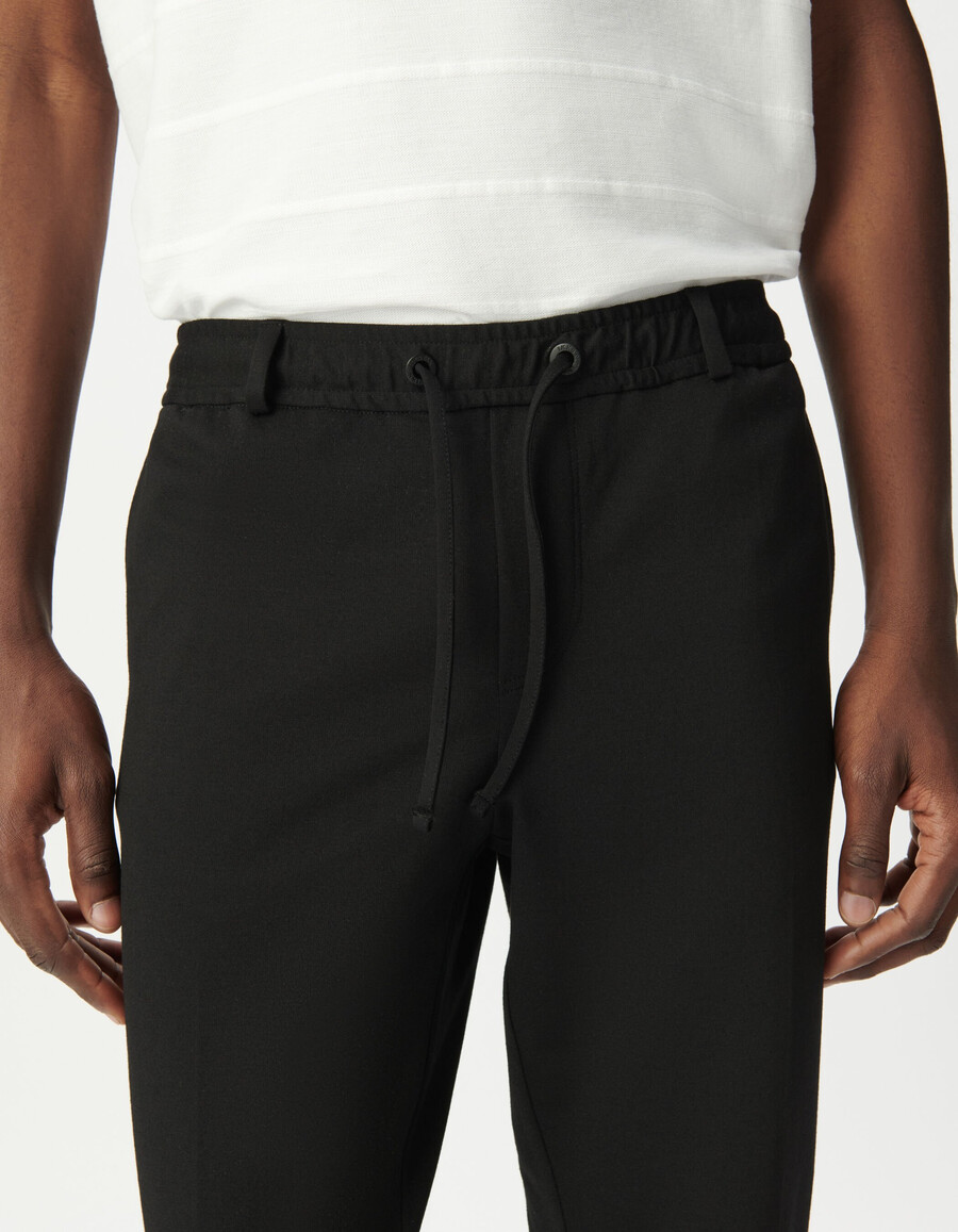 pantalones deportivos negros para hombre