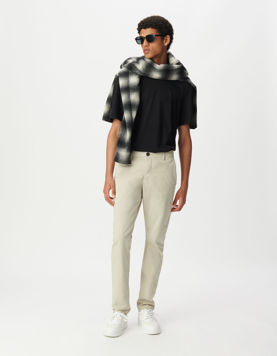 pantalones chinos ajustados mastic para hombre