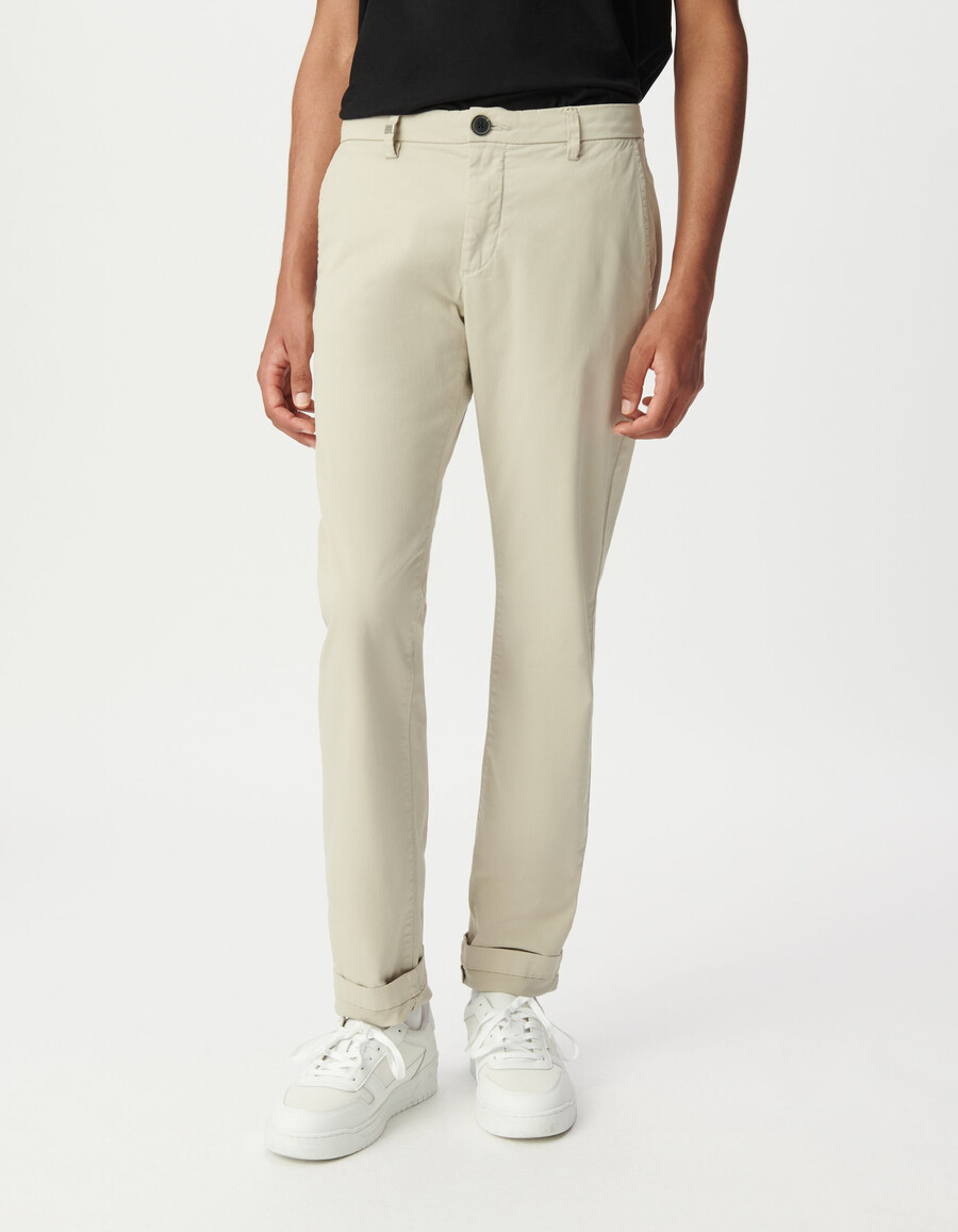 pantalones chinos ajustados mastic para hombre