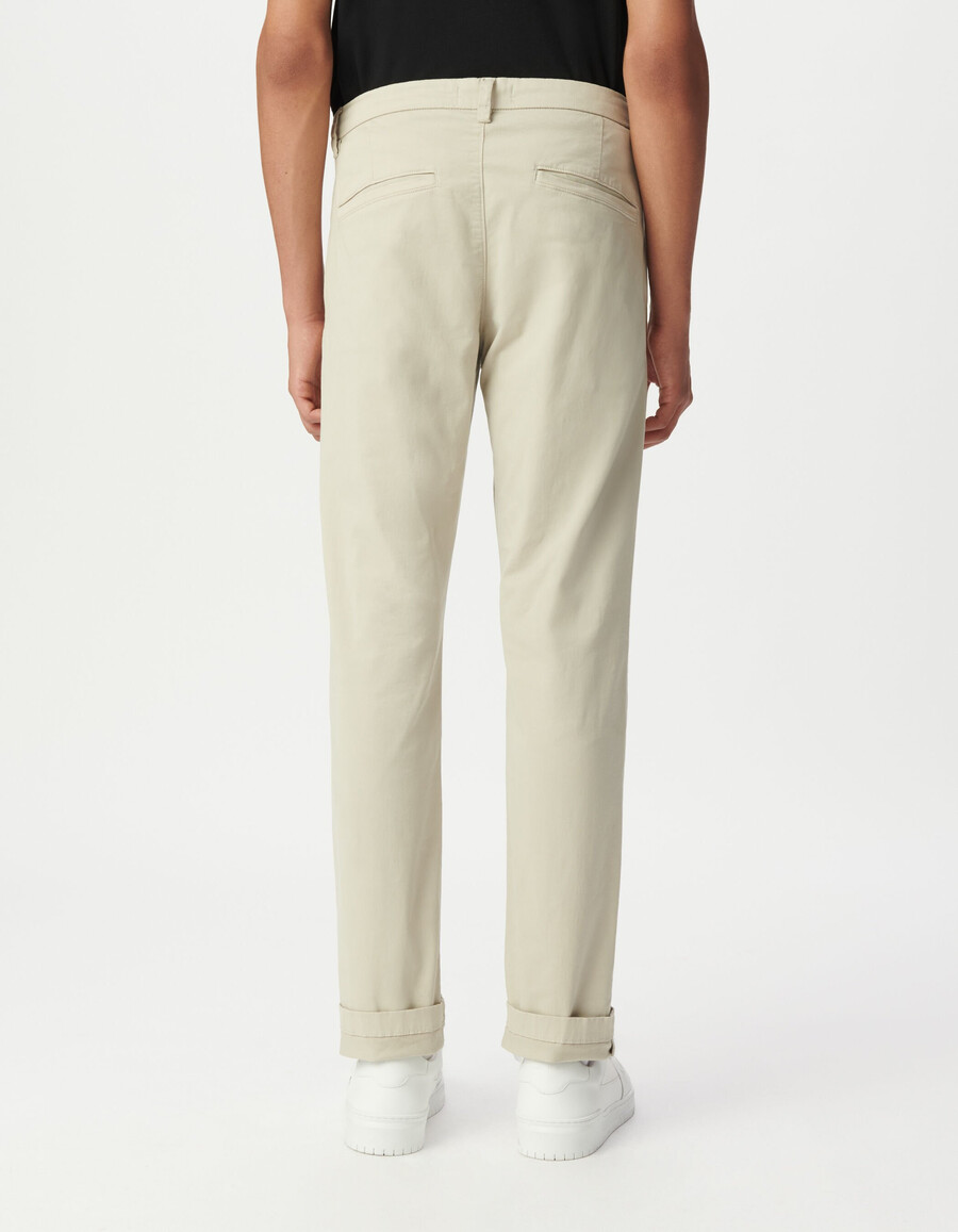 pantalones chinos ajustados mastic para hombre